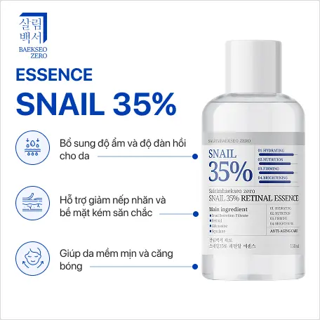 Tinh chất ốc sên 35%Retinal chống lão hóa 150ml