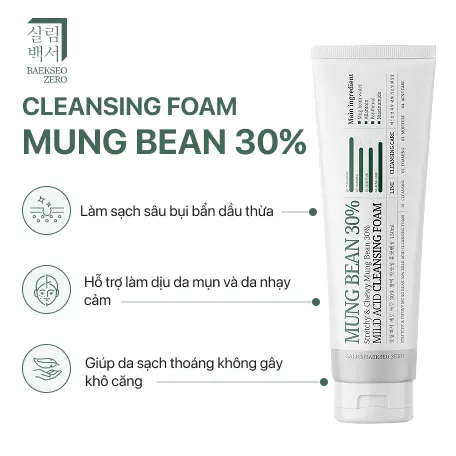 Sữa rửa mặt tạo bọt chiết xuất gạo nếp 30% 150ml